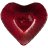 Блюдо 16 х 15 х 3 см Сердце &quot;Red shiny /Heart&quot; / 226072