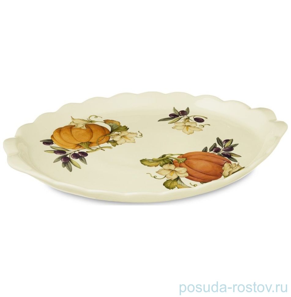 Блюдо 38 х 27 см овальное "Artigianato ceramico /Тыква" / 149404