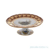 Блюдо 28 см овальное н/н &quot;Корона /Аристократ /Охота красная&quot; / 286685