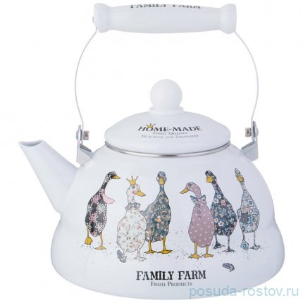 Чайник 3 л эмалированный &quot;Family farm&quot; / 354378
