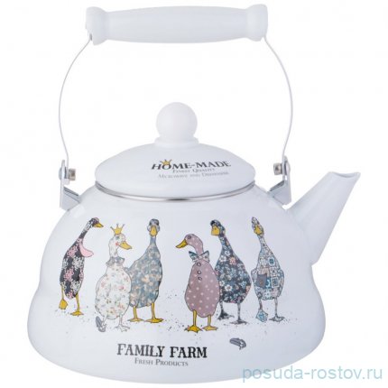 Чайник 3 л эмалированный &quot;Family farm&quot; / 354378