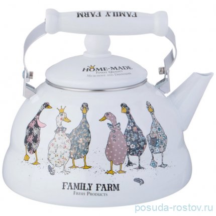 Чайник 3 л эмалированный &quot;Family farm&quot; / 354378