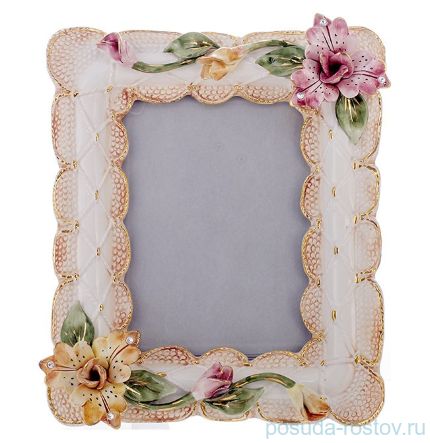 Фоторамка 30 х 25 х 5 см керамика &quot;Lanzarin Ceramiche /Цветы&quot; / 078199