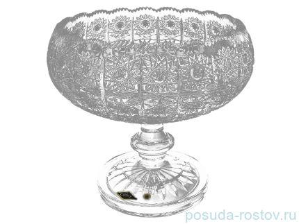 Ваза для фруктов 30,5 см н/н &quot;A.Crystal /Хрусталь резной&quot; / 139176