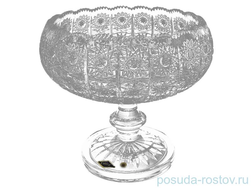 Ваза для фруктов 30,5 см н/н "A.Crystal /Хрусталь резной" / 139176