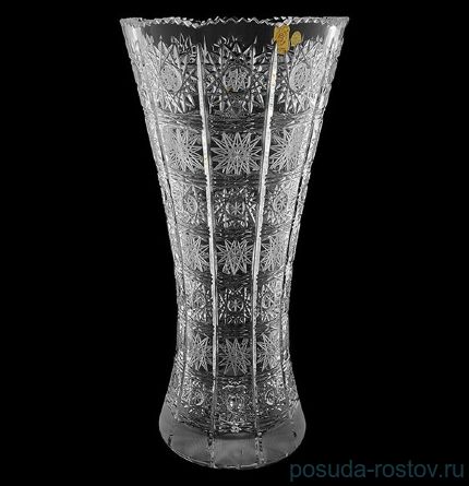 Ваза для цветов 27 см &quot;Цезарь /Хрусталь резной&quot; / 034942