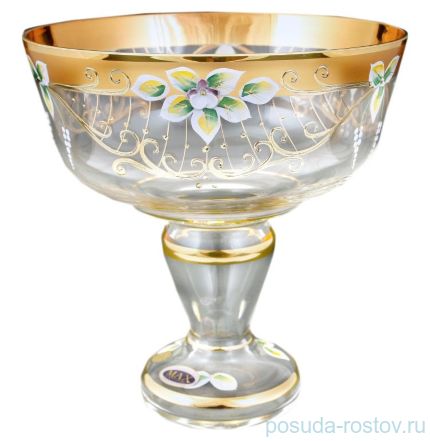 Конфетница 20 см н/н золото &quot;Star Crystal /Лепка&quot; 3 / 099047