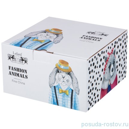 Чайная пара 500 мл 1 шт &quot;Fashion Animals /Заяц&quot; / 213578