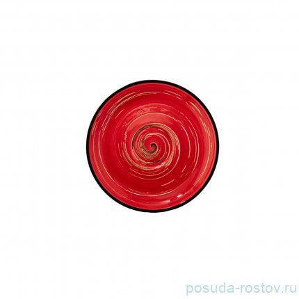 Блюдце 15 см красное &quot;Spiral&quot; / 261567