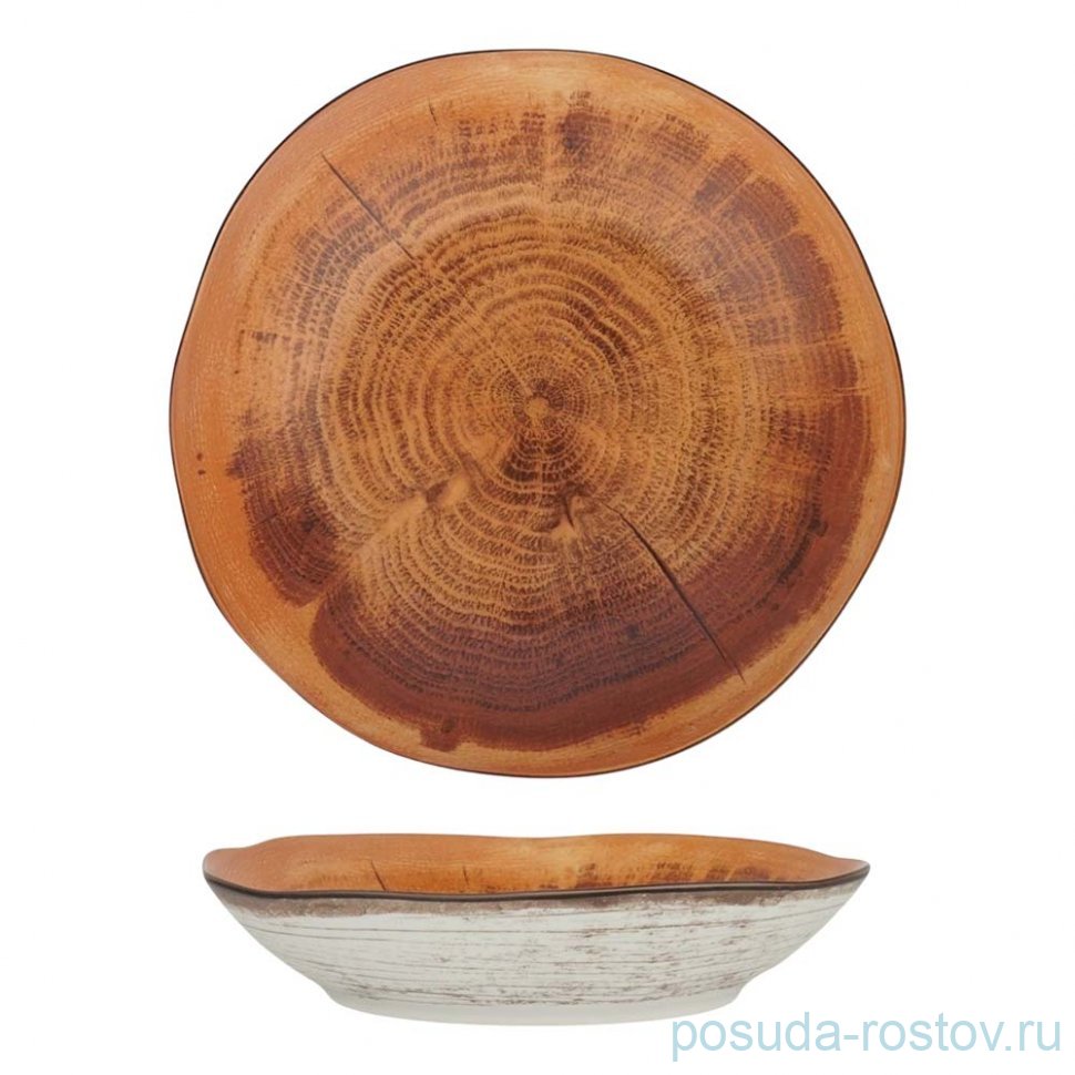 Салатник 23 см, фарфор P.L. cерия  WOOD-FUSION / 365888