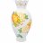 Ваза для цветов 37 см &quot;Artigianato ceramico /Апельсин и роза&quot; / 228361