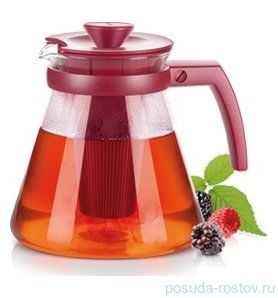 Заварочный чайник 1,25 л с ситечками для заваривания "TEO"  / 145657