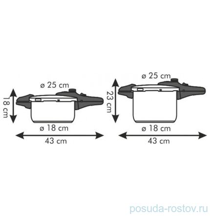 Набор скороварок 4.0 и 6.0 л &quot;PRESTO DUO&quot; / 145587