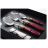 Столовые приборы 18 предметов &quot;Ischia Antique Gold /Bordeaux Steel&quot; / 114528