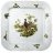 Поднос 26 см квадратный &quot;Бернадотт /Охота&quot; / 024757