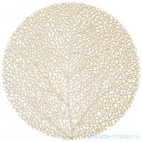 Набор подстановочных салфеток 38 см 4 шт &quot;Tree gold&quot; / 335569
