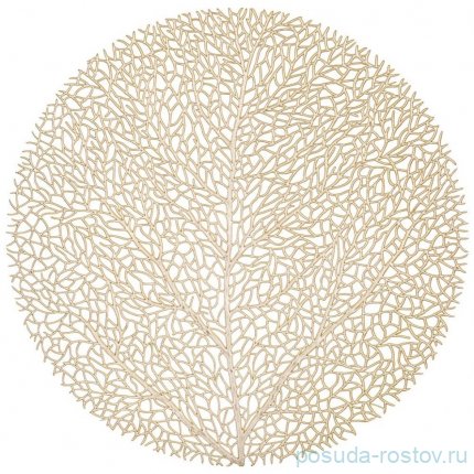 Набор подстановочных салфеток 38 см 4 шт &quot;Tree gold&quot; / 335569