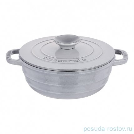 Кастрюля 28 см с крышкой 5,2 л &quot;Lava /Majolica Grey&quot; / 336047