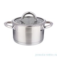 Кастрюля 16 х 9,5 см со стеклянной крышкой 1,8 л &quot;Midnight&quot; / 253970