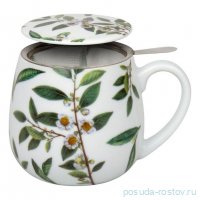 Кружка 400 мл с крышкой и ситечком &quot;My favourite tea Green tea&quot; / 378357