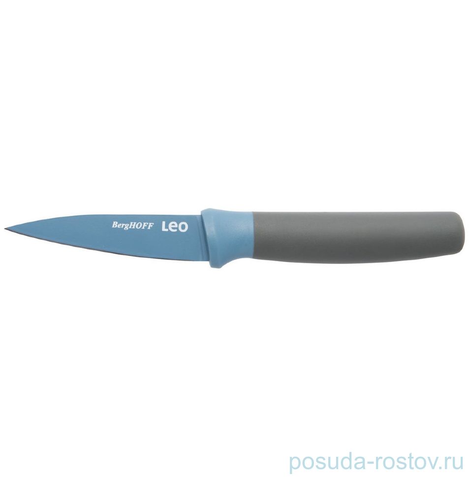 Нож для очистки 8,5 см синий "Leo" / 162576