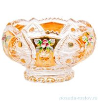Вазочка 12 см &quot;Хрусталь с золотом&quot; / 043942