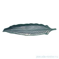 Блюдо 40 см Лист зелёное &quot;Yesil&quot; / 287541