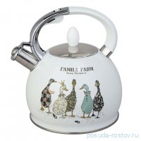 Чайник 3 л со свистком индукционное капсульное дно &quot;Family farm&quot; / 355580
