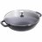 Вок 30 см со стеклянной крышкой 4,4 л чёрный &quot;Staub Specials&quot; / 258020