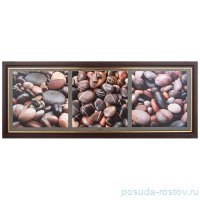 Фотопостер 33 х 95 см &quot;Камни&quot; /рамка венге с золотом / 270153