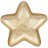 Блюдо 17 х 17 см Звезда &quot;Star gold shiny&quot; / 226069
