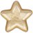 Блюдо 17 х 17 см Звезда &quot;Star gold shiny&quot; / 226069