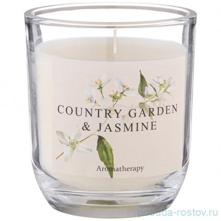 Свеча ароматизированная в стакане 7,5 х 8,5 см &quot;Country garden &amp; jasmine&quot; / 348309
