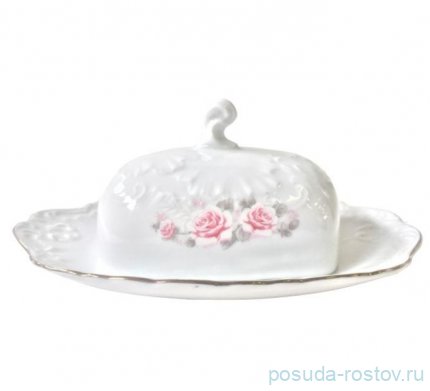 Масленка &quot;Рококо /577 /Серая роза /золото&quot; / 149060
