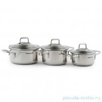 Набор кастрюль 6 предметов &quot;Perla&quot; / 352805