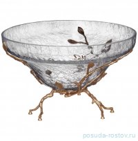 Ваза для фруктов 32,5 x 32,5 x 19,5 см н/н &quot;Белый Обгез&quot; / 309542