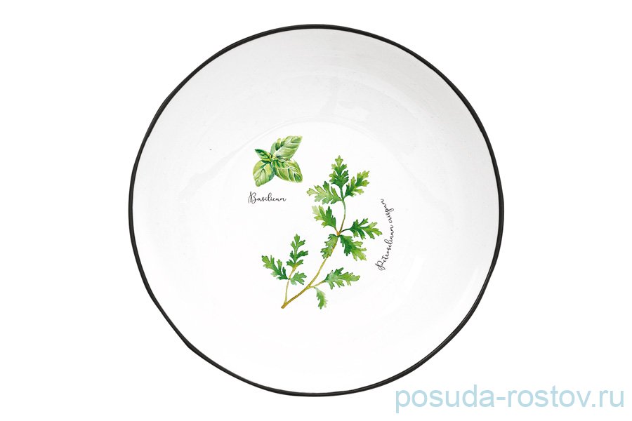 Тарелка 18 см глубокая "Herbarium" / 292404