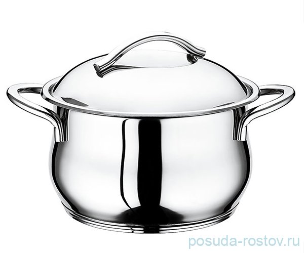 Кастрюля 22 х 14 см со стеклянной крышкой 5 л "SINGLE COOKWARE" / 295949
