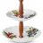 Этажерка 2-х ярусная h-32 см &quot;Artigianato ceramico /Лесные ягоды&quot; (22, 29 см) / 243596