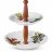 Этажерка 2-х ярусная h-32 см &quot;Artigianato ceramico /Лесные ягоды&quot; (22, 29 см) / 243596