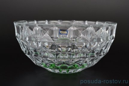 Ваза для фруктов 28 см &quot;Диаманд /Зелёное дно&quot; / 075755