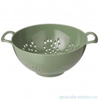 Дуршлаг для овошей и фруктов 19 х 15 х 7,5 см зеленый Agness / 339716