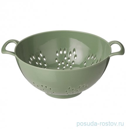 Дуршлаг для овошей и фруктов 19 х 15 х 7,5 см зеленый Agness / 339716