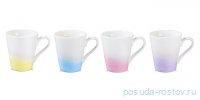 Набор кружек 320 мл 4 шт &quot;myCOFFEE /Pastels&quot; / 247496