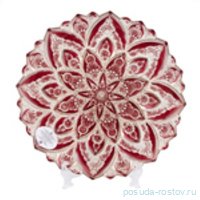 Блюдо 33,4 см круглое &quot;Ксения /Красное&quot; (подарочная коробка) / 258332