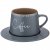 Чайная пара 320 мл серая &quot;Coffemania&quot; / 341538
