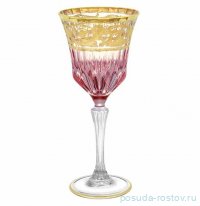 Бокалы для красного вина 280 мл 6 шт розовые &quot;Адажио /Италия золото&quot; / 341576