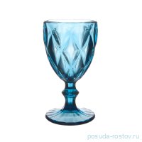 Бокалы для белого вина 260 мл 6 шт &quot;Крупный ромб /Синие&quot; / 285952