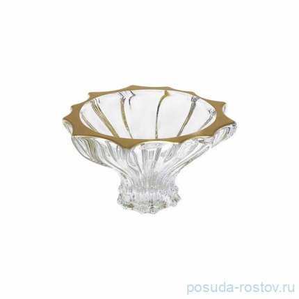 Ваза для конфет 15 см с крышкой &quot;Plantica /Отводка золото&quot; / 334357