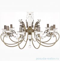 Люстра 10 рожковая &quot;Свеча&quot; AB d=80 см. h=50 см / 299904